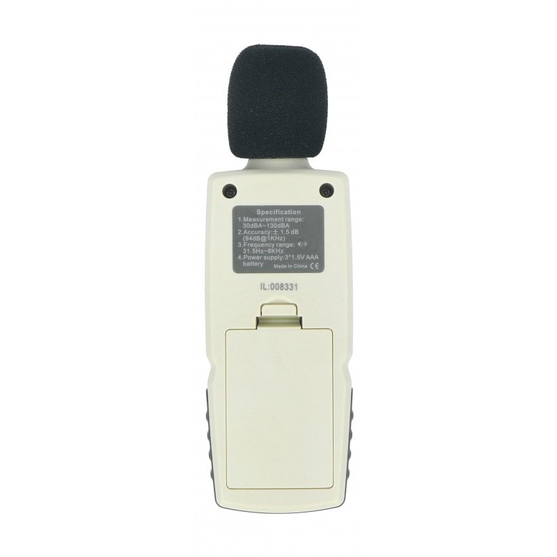 Sonometr Benetech GM1352, měřič decibelů - od 30 do 130 dBA