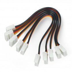 Grove - sada 5 4kolíkových kabelů žena-žena - 10 cm