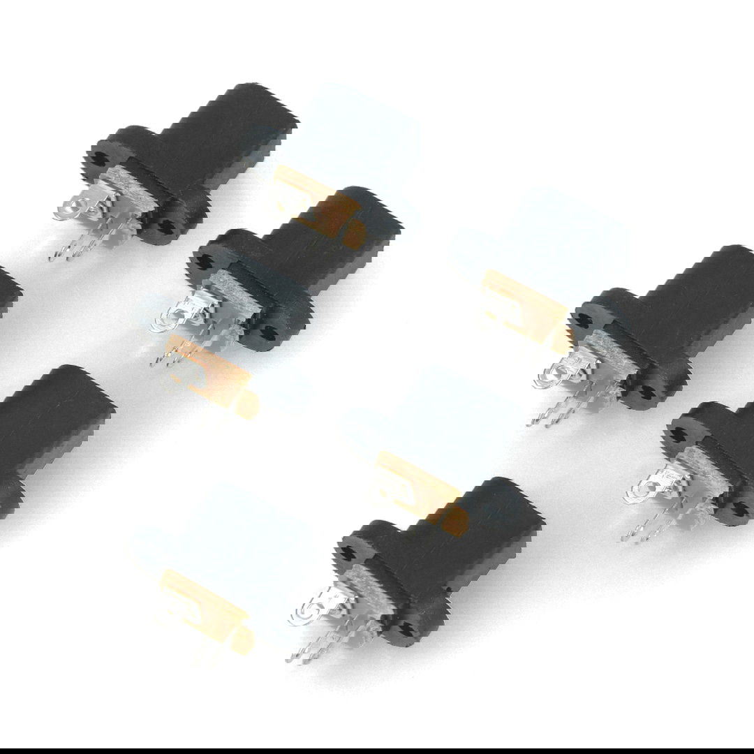 Gniazdo DC 5.5 x 2.1mm do obudowy - przykręcane