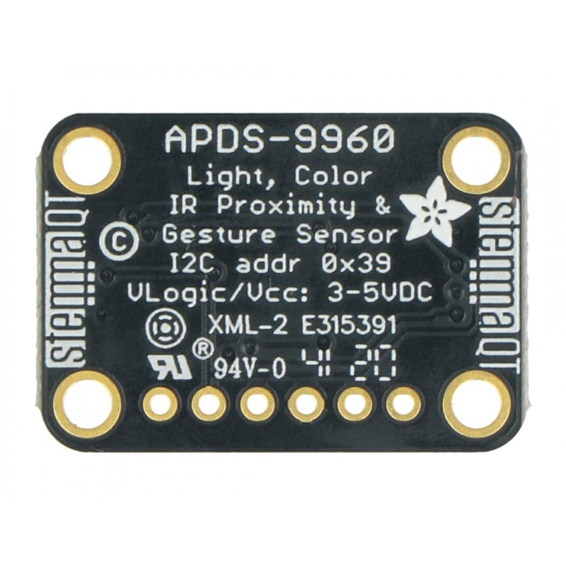 APDS9960 - Senzor přiblížení, světla, barev a gest - STEMMA QT