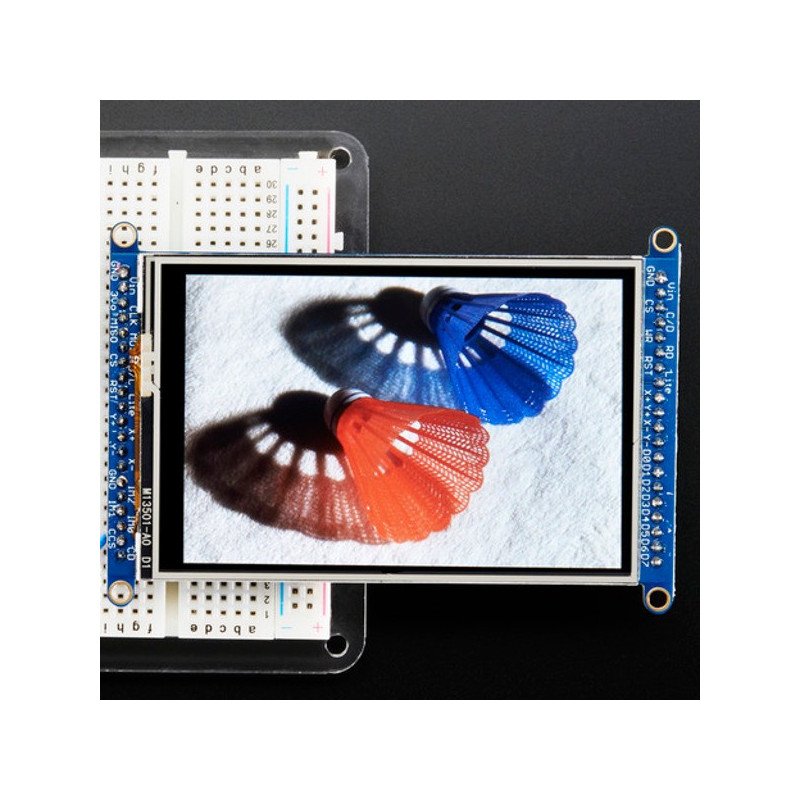 3,5 '' TFT LCD dotykový displej, 320x480px se čtečkou microSD -