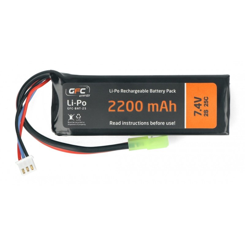 Li-Pol GFC Energy 2200mAh 25C 2S 7,4V baterie - Tamiya