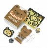 Pimoroni Bearables Bear Kit - przypinki z diodami LED i - zdjęcie 1