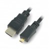 Goobay microHDMI - kabel HDMI 2.0 - 3 m - zdjęcie 1
