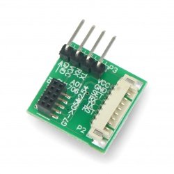 Adaptér IDC 10pin 1,27 mm - konektory JST 1,25 mm + pro senzor PMS7003