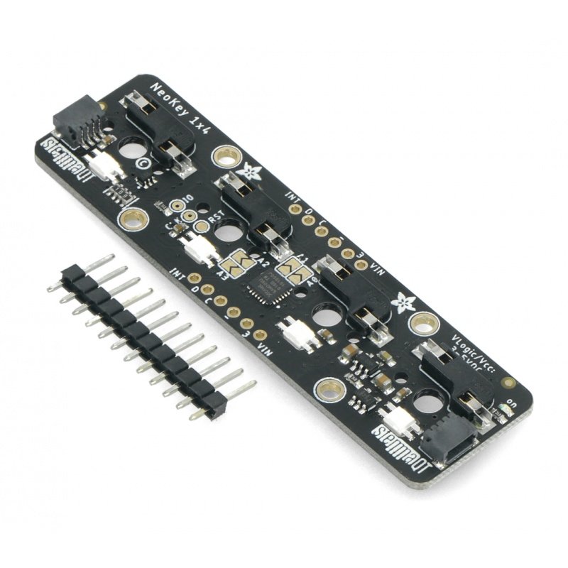 NeoKey - przełączniki mechaniczne NeoPixels 1x4 - I2C - STEMMA