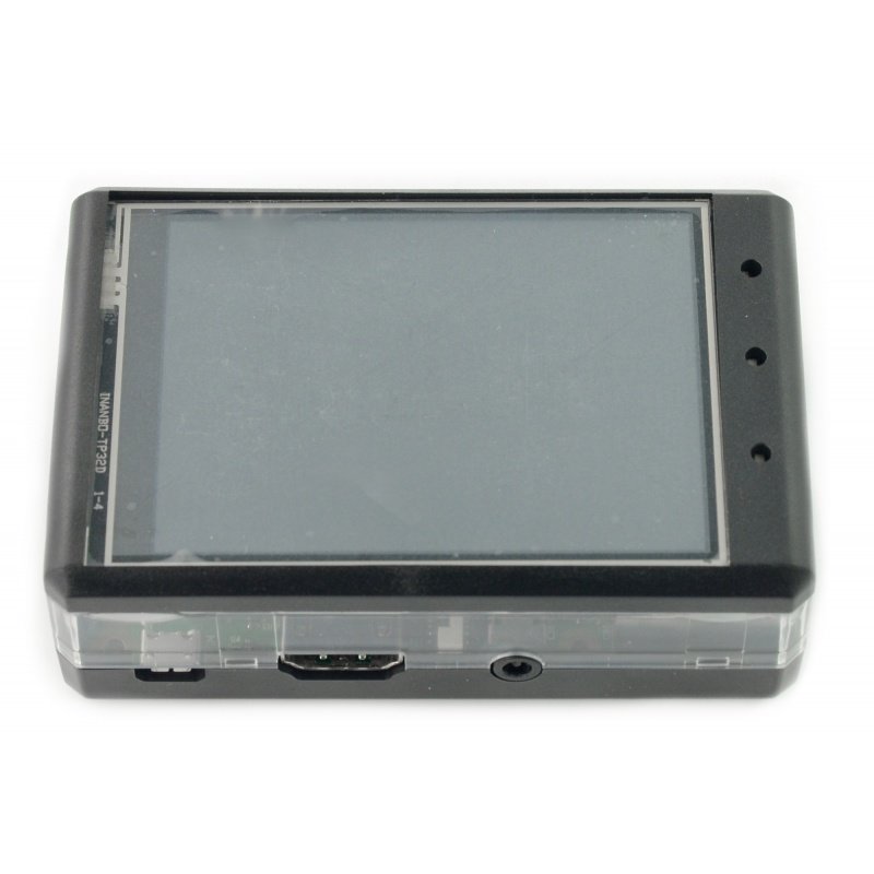 Pouzdro pro Raspberry Pi a 3,2 LCD displej - černé