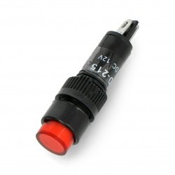 Kontrolka 230V AC - 8mm - červená