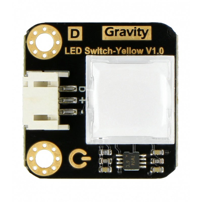 Gravity: LED Switch - Yellow
