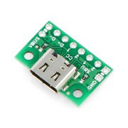 USB 2.0 Type-C Connector Breakout Board (usb07b)
