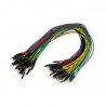 Propojovací kabely samec-samec 30cm barevné - 50ks - zdjęcie 1