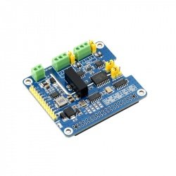 2-Channel Isolated CAN FD Expansion HAT for Raspberry Pi, Multi