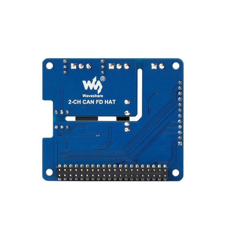 2-Channel Isolated CAN FD Expansion HAT for Raspberry Pi, Multi