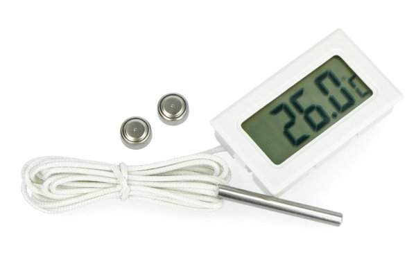 Termometr panelowy z wyświetlaczem LCD od -50°C do 290°C