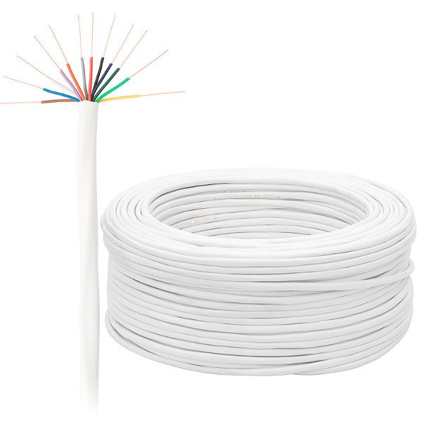 Výstražný kabel YTDY 12žilový 0,5 mm - 100 metrů