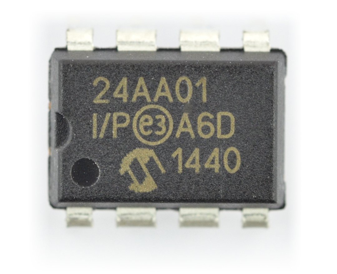 Paměťový čip EEPROM 24AA01-I / P