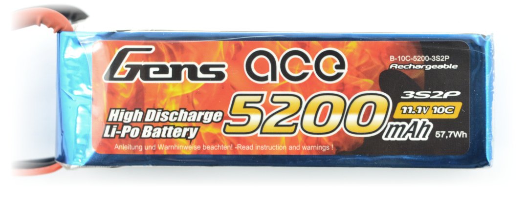 Baterie Li-Pol Gens Ace 5200 mAh 11,1 V.