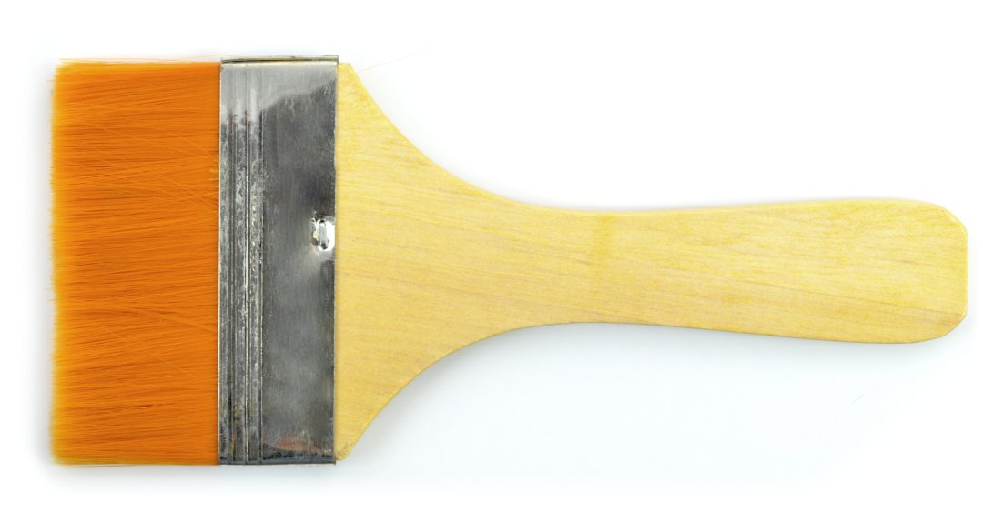 Dřevěný ESD kartáč, široký 80 mm