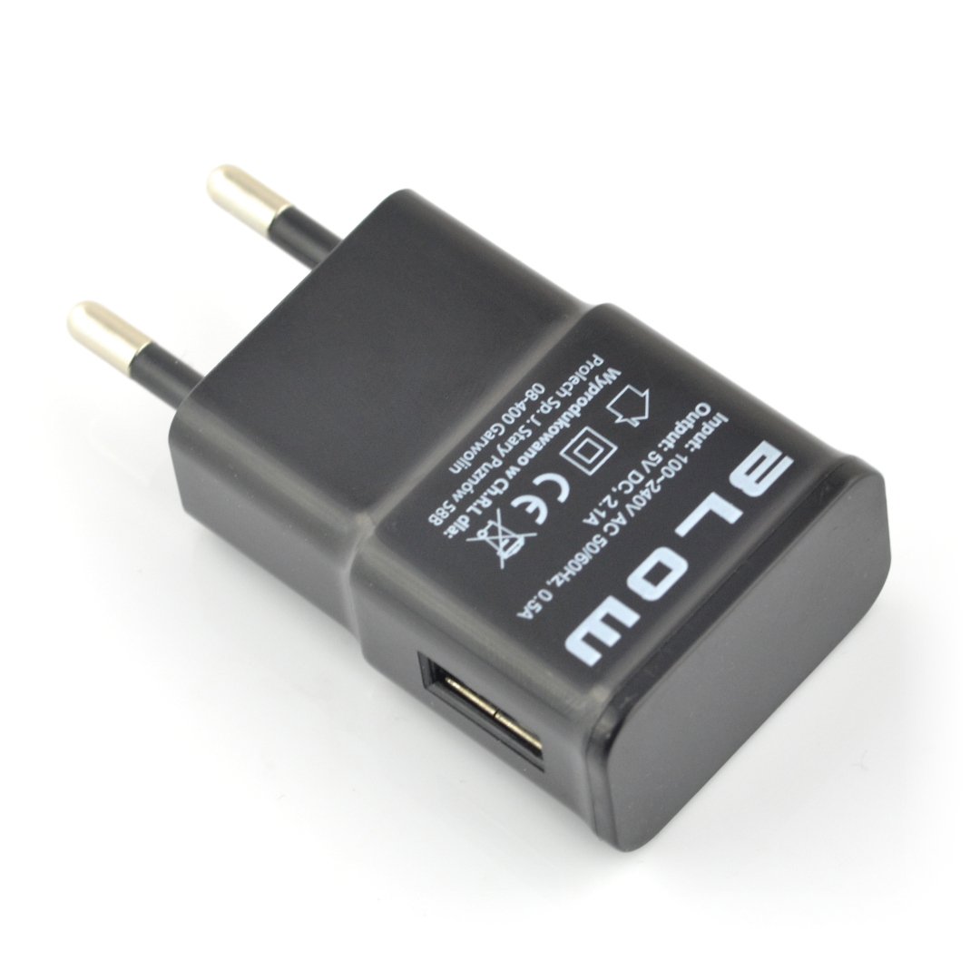Blow USB 5V 2.1A napájecí zdroj + microUSB kabel