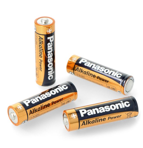 Alkalická baterie AA (R6) Alkalická energie Panasonic - 4 ks.