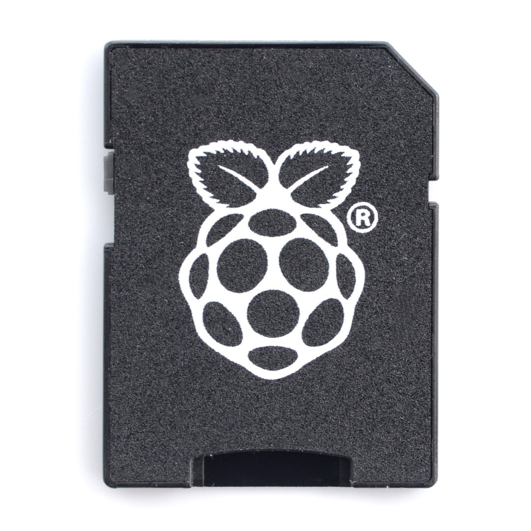 MicroSD - adaptér SD karty s logem Raspberry Pi