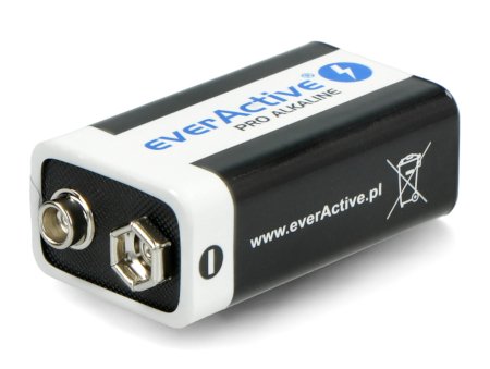 Alkalická alkalická baterie EverActive Pro AlLine 6LR61 9V