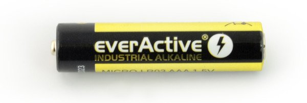 Průmyslová alkalická baterie AAA (R3 LR03) EverActive - 2 ks.