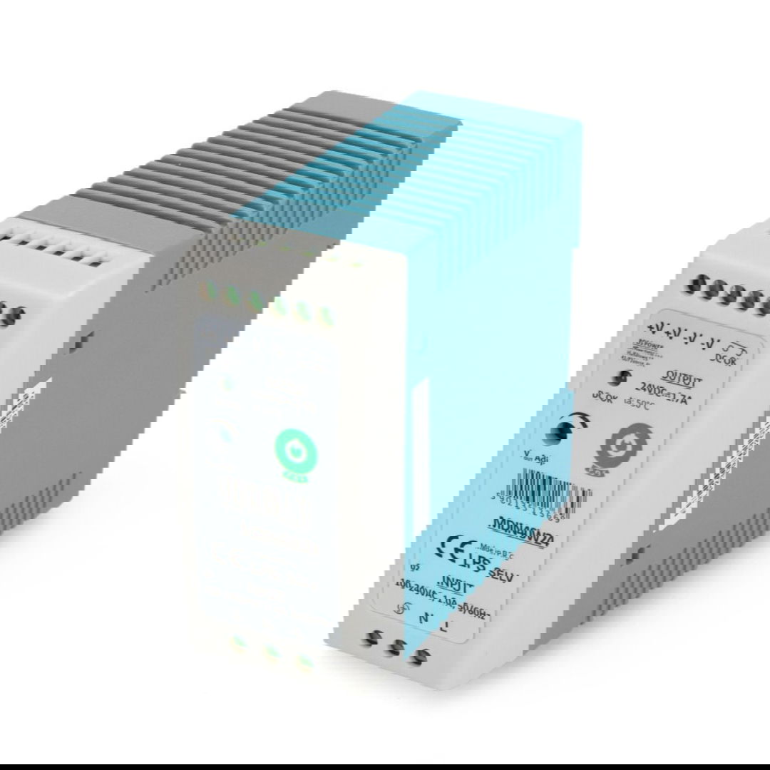 Napájecí zdroj na DIN lištu MDIN40W24 - 24V / 1,7A / 40W