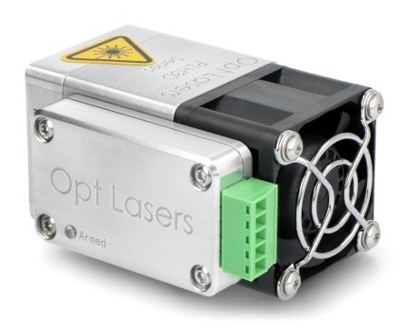 Laser s koncovým konektorem
