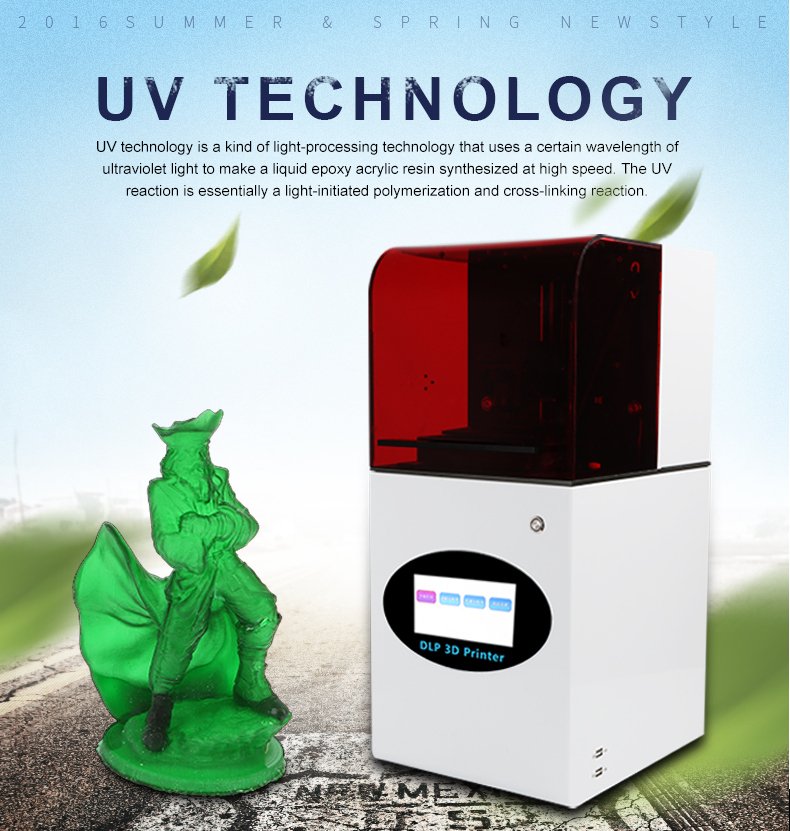 UV technologie v tiskárně Creality DP-002