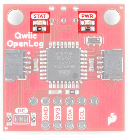 SparkFun Qwiic OpenLog - zapisovač dat