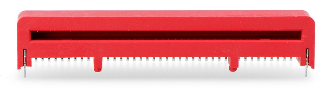 40kolíková úhlová zásuvka pro BBC micro: bit - červená