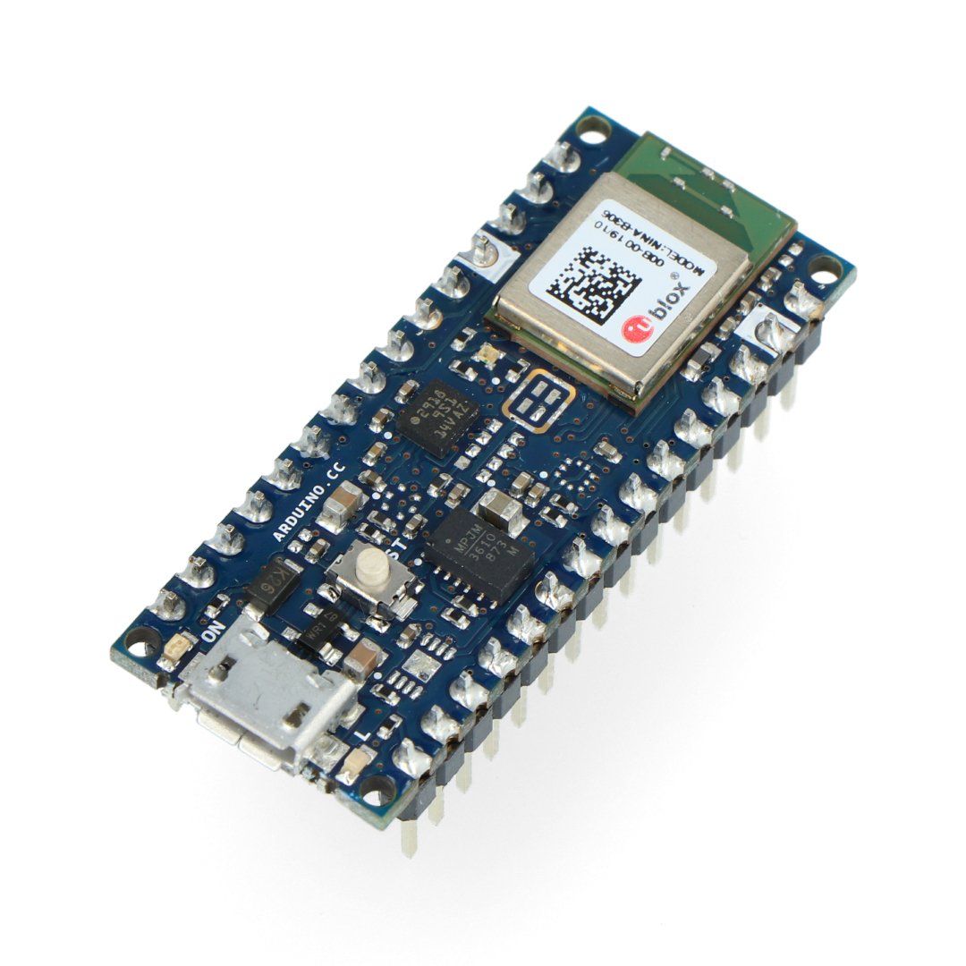 Arduino Nano 33 BLE s konektory
