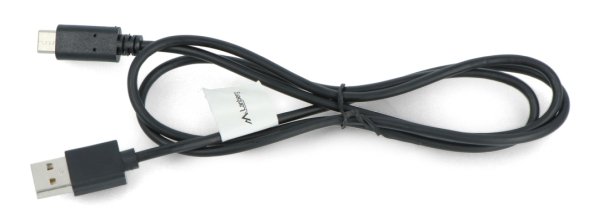 Kabel Lanberg USB typu A-C 2.0 černý QC 3.0 - 1 m