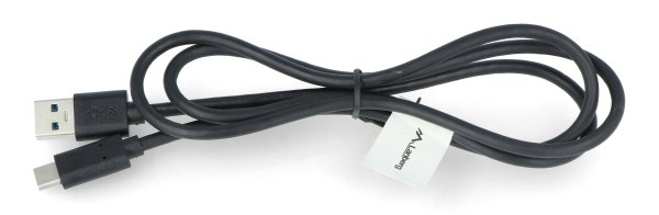 Lanberg USB kabel, typ A-C 3.1, černý - 1 m