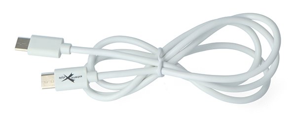 Kabel eXtreme USB Type-C - Type-C bílý 1m