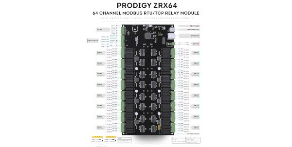 Prodigy ZRX - 64kanálový reléový modul