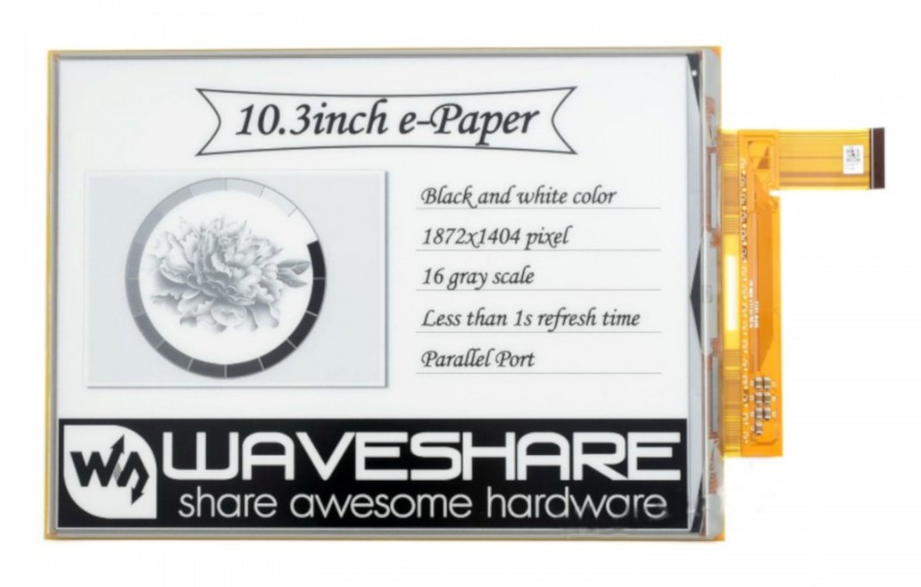 Waveshare E-paper E-Ink 10,3 