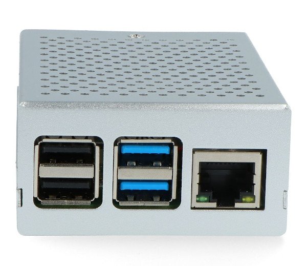 Pouzdro pro Raspberry Pi 4B - pohled na konektory