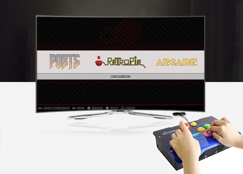 Příklad připojení Arcade-D-1P k Smart TV