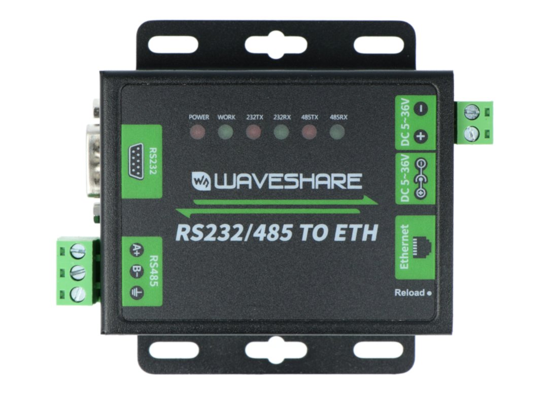 Převodník RS232 / RS485 - Ethernet
