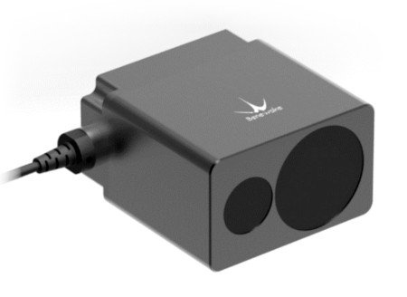Laserový snímač vzdálenosti Lidar TF350 IP67.