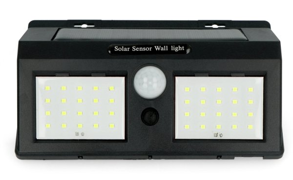 Solární lampa se soumrakem a snímačem pohybu 2x20 LED