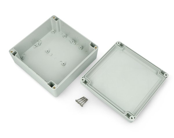 Plastové pouzdro Kradex ZP150.150.60 J TM ABS - 150x150x60mm - světle šedá