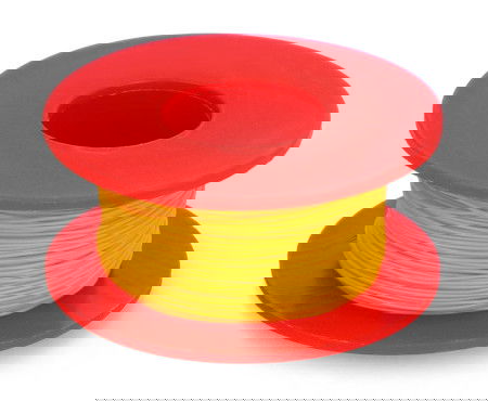 Postříbřený měděný montážní drát KYNAR - 0,25 mm/AWG 30 - černý - 50 m