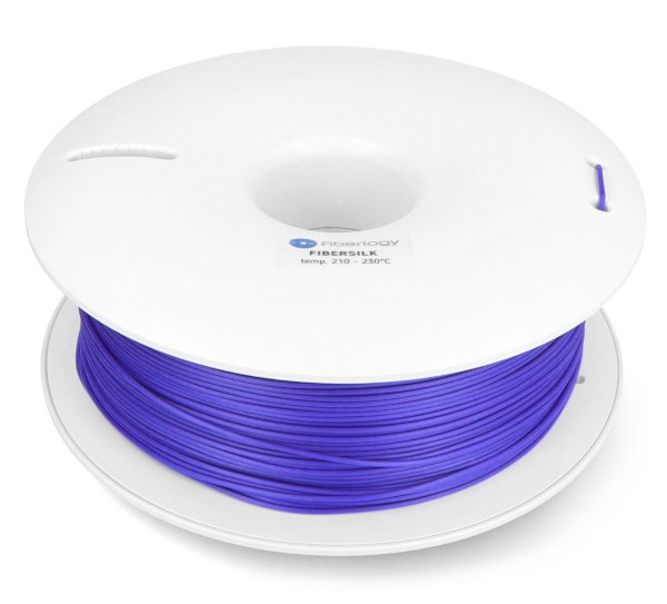 Fiberlogy FiberSilk Filament 1,75 mm 0,85 kg - tmavě modrá