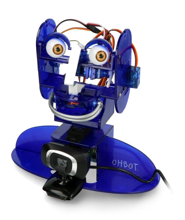 Kamera namontovaná na základně robota Ohbot