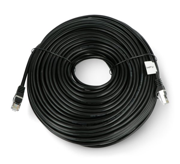 Lanberg Ethernet Patchcord FTP 5e 50m - černý