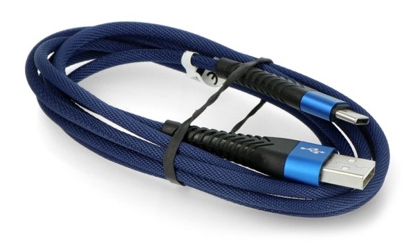 Modrý kabel eXtreme Spider USB A - USB C.
