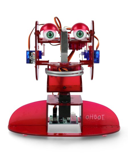 Vzdělávací robot Ohbot spolupracující s Raspberry Pi
